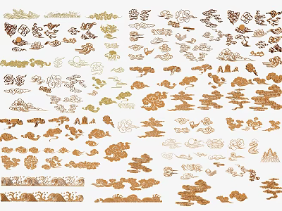 Traditional Artistic Carvings With Various Decorative Patterns And Ornate Motifs 3d model Traditional Artistic Carvings With Various Decorative Patterns And Ornate Motifs 3d model