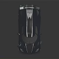 Carbon Fiber Supercar With Sleek Design Rear Spoiler And Aggressive Front Fascia