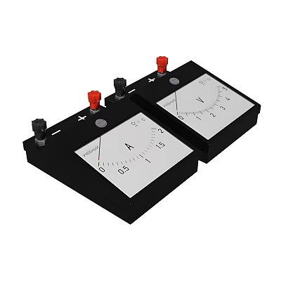 Electric meter electric resistance switch electric current meter 3d model