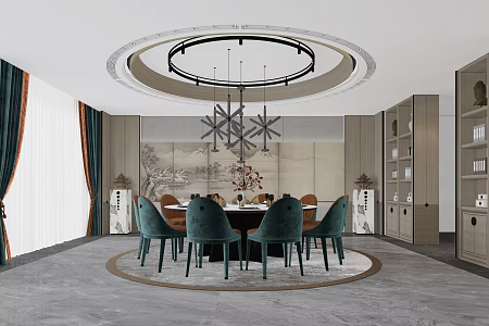 New Chinese Restaurant 3d model