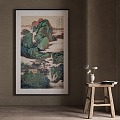 Chinese decorative painting 3d model