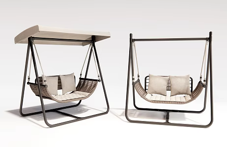 swing outdoor chair hanging chair 3d model
