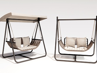 swing outdoor chair hanging chair 3d model