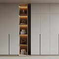 Modern Wardrobe Interior Design Featuring Sleek Doors Built-in Lighting Open Shelves And Storage