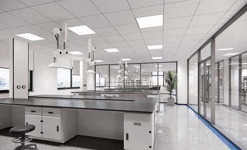 Modern Laboratory 3d model