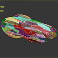 Modern fighter sci-fi fighter next-generation fighter sci-fi fighter 3d model