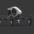 Intelligent Machine Drone Featuring Camera Multirotor Design And Landing Gear