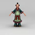Genesis West Anime Game Character Man 3d model