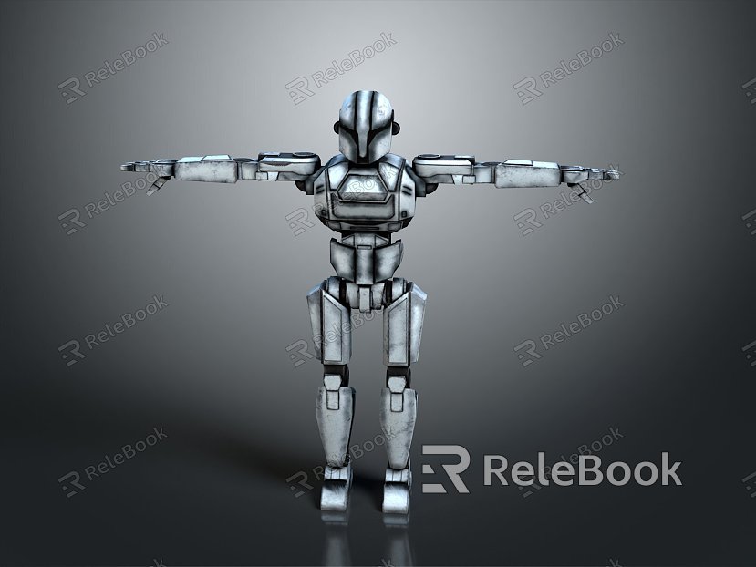 Robot Robot Assistant Small Robot Robot Butler Robot Butler Figure Game Figure model