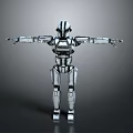 Robot Assistant Small Robot Butler Robot Butler Figure Game Figure 3d model