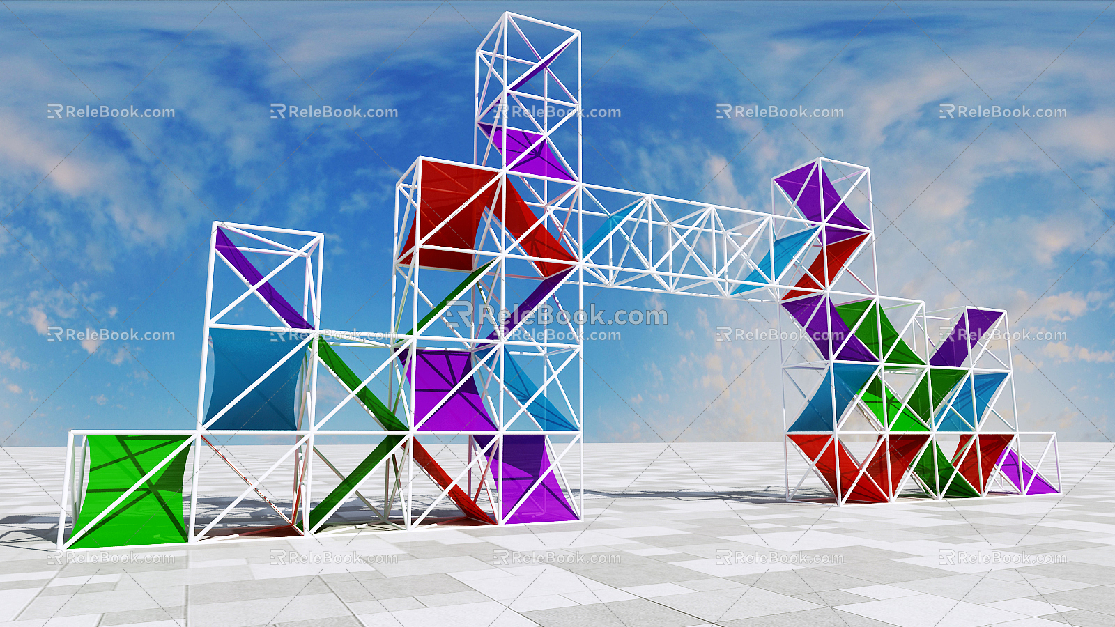 Modern Arch 3d model