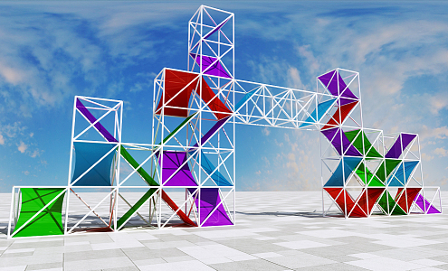 Modern Arch 3d model