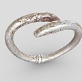 Modern Ring Bracelet 3d model