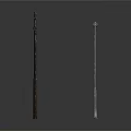 Various Designed Outdoor Lamp Posts With Different Structures And Materials