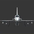 Modern Fighter Next Generation Aircraft 3d model