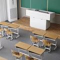 Classroom 3d model