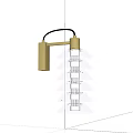 Terminal Light Luxury Simple Wall Lamp 3d model