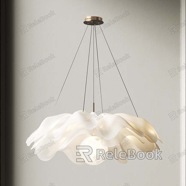 Modern chandelier light yarn decorative chandelier model