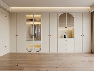 French wardrobe 3d model