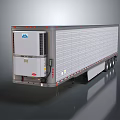 Refrigerated Semi Trailer With Insulated Cargo Body And Efficient Cooling System For Transport