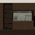 vintage cabinet medieval cabinet combination 3d model