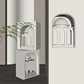 Elegant Modern Wall Lamps With Arch Design And White Finish For Interior Decor