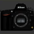 Nikon D850 Digital SLR Camera Featuring Black Body And Red Accent Details