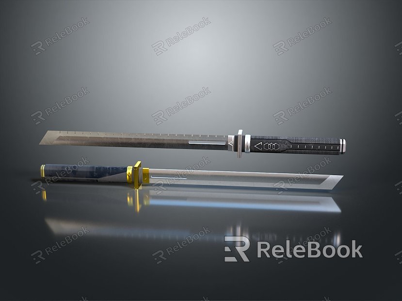 Final Fantasy Big Swords Final Fantasy Weapon Knife Magic Knife Weapon Cold Weapon Realistic model