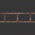 Iron frame large iron frame iron frame house factory industrial iron frame iron ladder rigid ladder work frame rigid scaffold 3d model