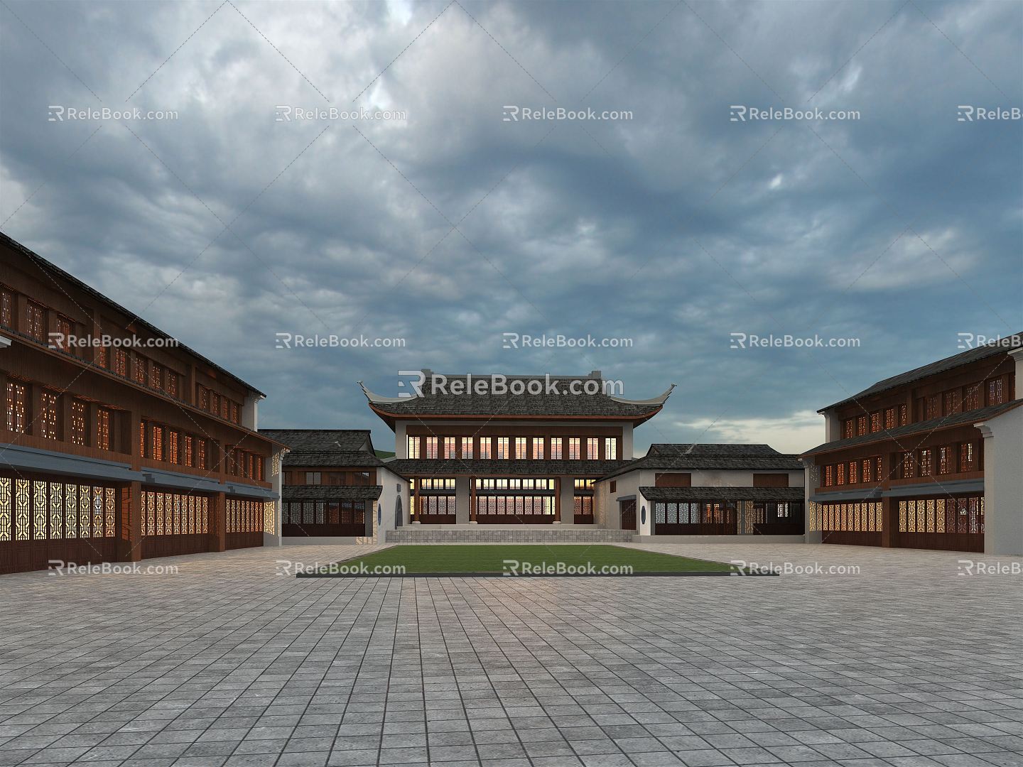 Chinese ancient building 3d model