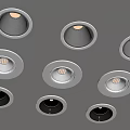 Modern downlight spotlight open downlight 3d model