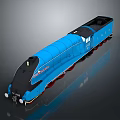 Modern Train Light Rail Subway High Speed Rail 3d model