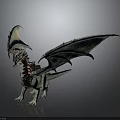 3D Fantasy Dragon With Green Blue Scales Large Wings Red Claws And Mythical Creature Design