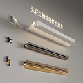 ceiling lamp trough wall washer 3d model
