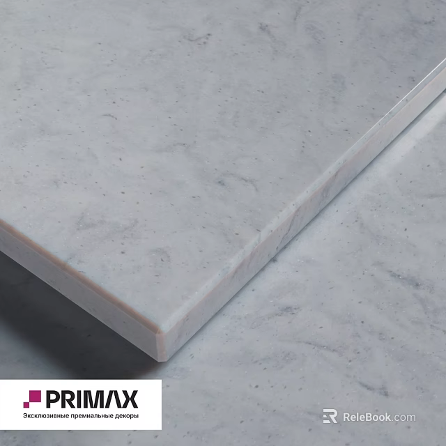 Textured Gray Construction Component Slab With Natural Stone Surface Texture 3d model 