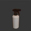 Essential Household Spray Bottle With White Body And Black Nozzle For Daily Use