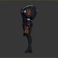 Mech Warrior Mech Soldier Machine Battlearm Mechanical Battlearm Machine Fighter Robot 3d model