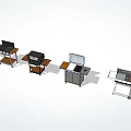 Various Outdoor BBQ Grills With Different Styles And Portable Designs