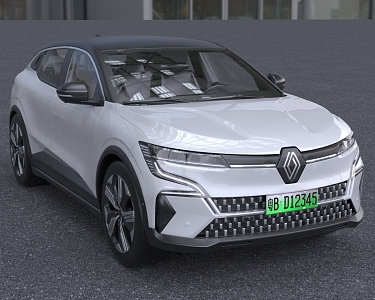 Hyundai Renault MeganeETech pure electric vehicle Renault pure electric vehicle 3d model