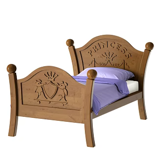 Jane Europe Single Bed Double Bed 3d model