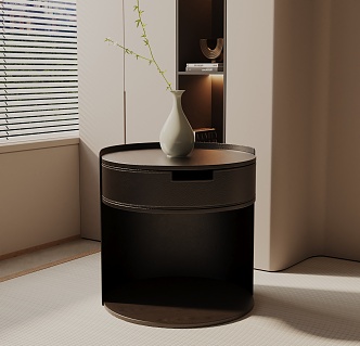 Modern Bedside Cabinet 3d model