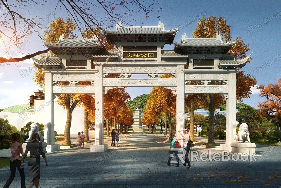 Chinese archway model