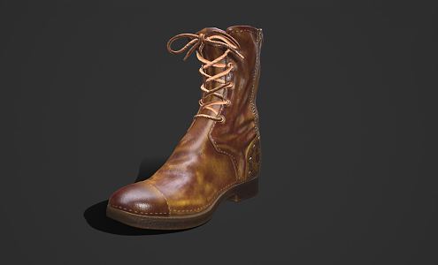 Modern Boots Old Boots 3d model