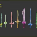 Officer Sword Sabbard 3d model