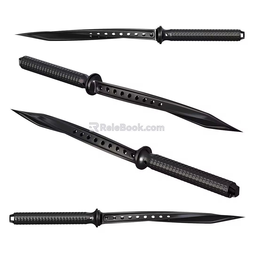modern weapon tan tactics 3d model