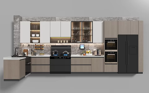 Modern Kitchenware Kitchen Supplies 3d model