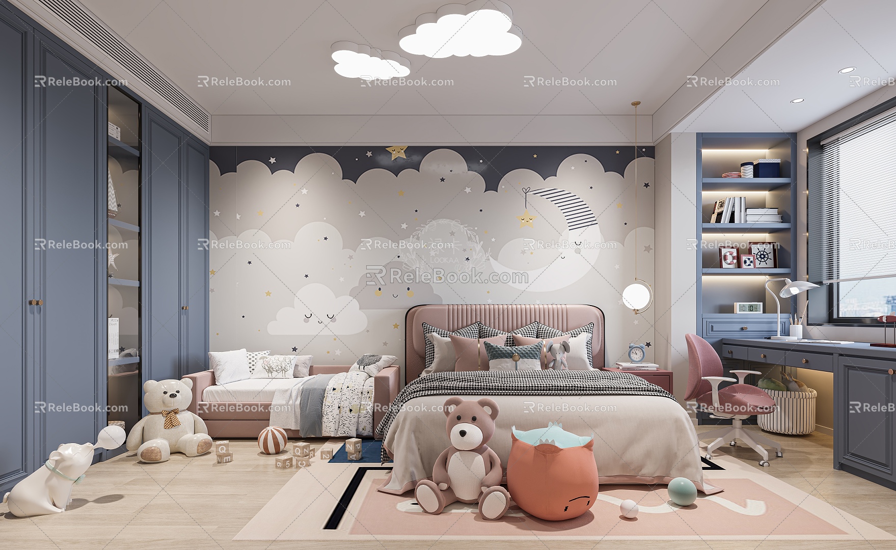 Children's room 3d model