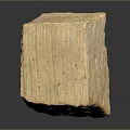 High Quality Natural Stone Block With Wooden Texture And Rough Organic Surface