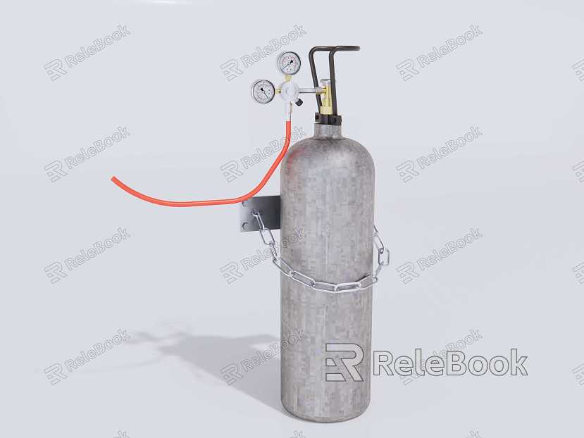 Carbon Dioxide Cylinder Food Carbon Dioxide Cylinder model