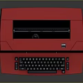 modern typewriter old typewriter antique typewriter classical typewriter 3d model